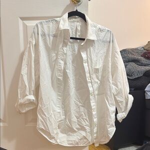 Babaton White Button Down Shirt